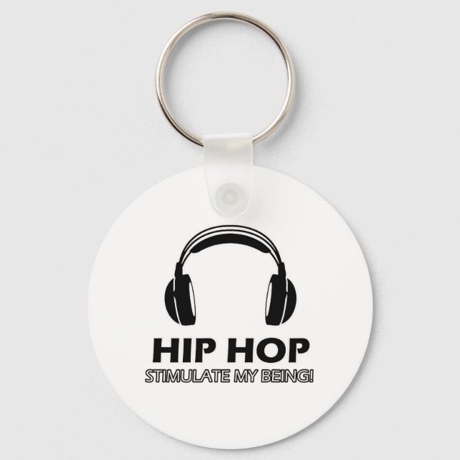 Llavero el hip hop me estimula (Anverso)