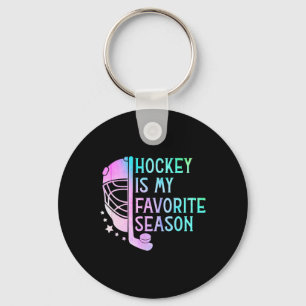 Llavero El hockey es mi jugador de hockey sobre hielo de t