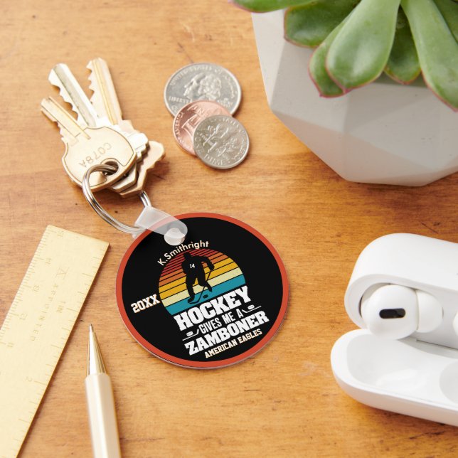 Llavero El hockey me da un zamboner (Escritorio )