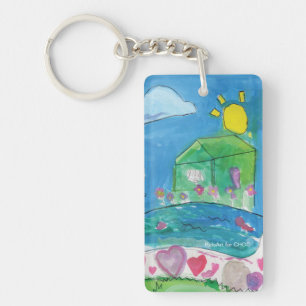 Llavero El hogar es donde está el corazón - KidsArt para C