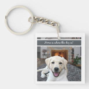 Llavero El hogar es donde está el perro