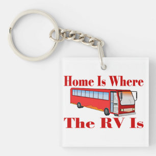 Llavero El hogar es donde está rv