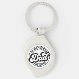 Llavero El hombre, el mito, la leyenda, papá, padre, papá,