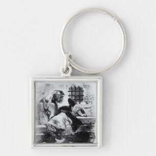 Llavero El hombre en la máscara del hierro en su prisión