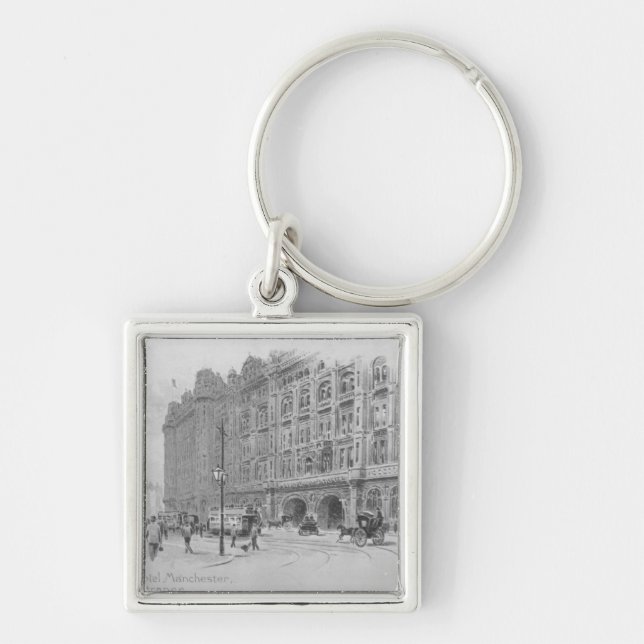 Llavero El hotel de Midland, Manchester, c.1910 (Frente)