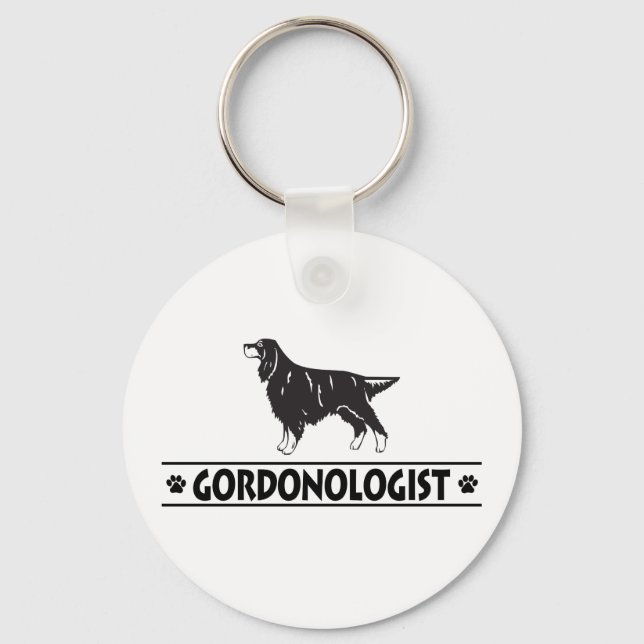 Llavero El humorístico Gordon Setter (Anverso)