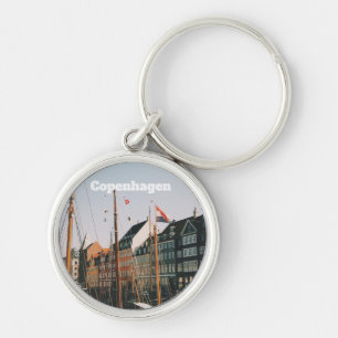 Llavero El icónico Nyhavn, Copenhague, Dinamarca
