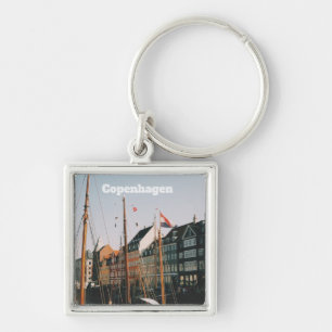 Llavero El icónico Nyhavn, Copenhague, Dinamarca