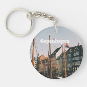 Llavero El icónico Nyhavn, Copenhague, Dinamarca
