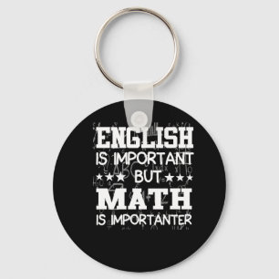 Llavero El inglés es importante para las matemáticas