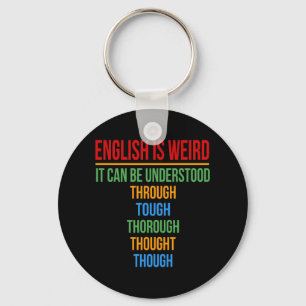 Llavero El inglés es un profesor de lengua rara estudiante