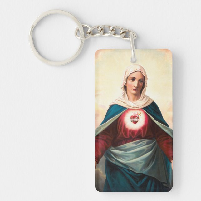 Llavero El Inmaculado Corazón de María (Frente)