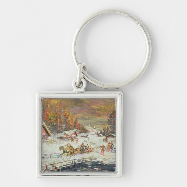 Llavero El invierno ruso, 1900-10 (Frente)