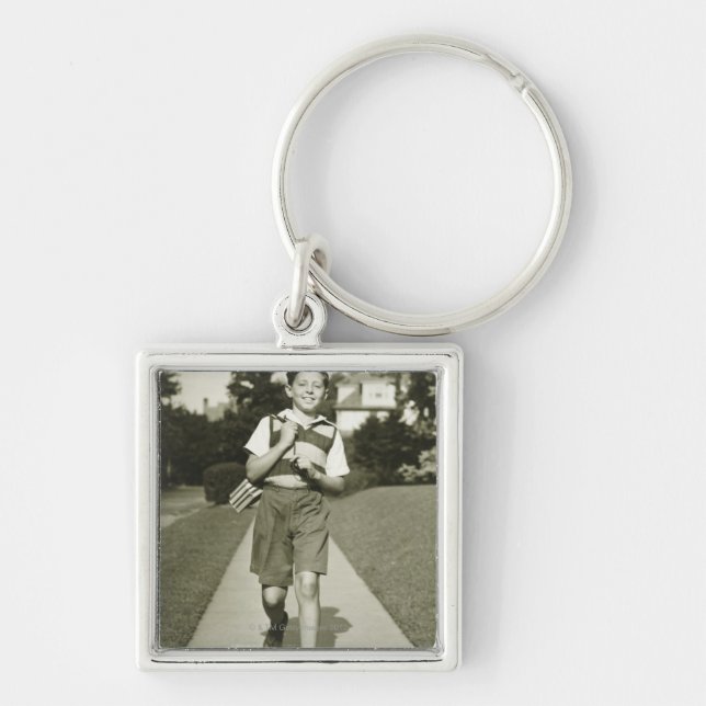 Llavero El ir a la escuela (Frente)