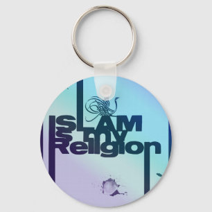 Llavero El Islam es mi religión - impresión árabe islámica