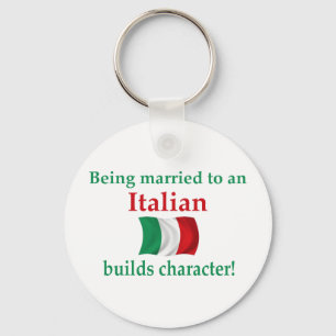 Llavero El italiano construye el carácter