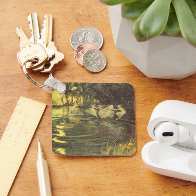 Llavero El jaleo de las hadas por Arthur Black, la danza d (Escritorio )