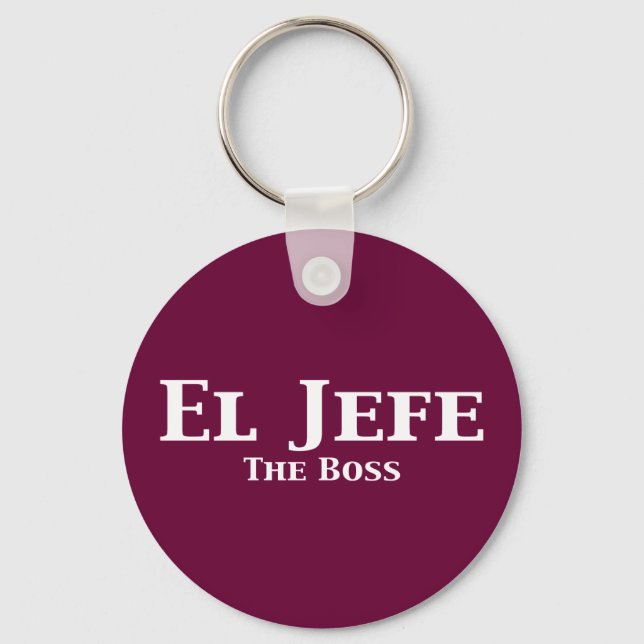 Llavero El jefe los regalos del jefe (Anverso)