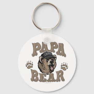 Llavero El juego del día del padre del oso de papá