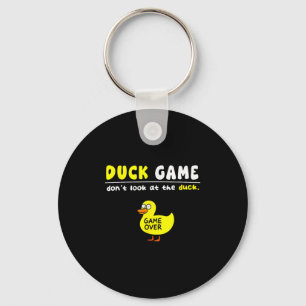 Llavero El juego divertido del pato no mira el juego de lo