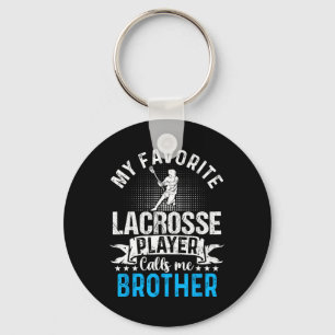 Llavero El jugador favorito de Lacrosse me llama Brother F