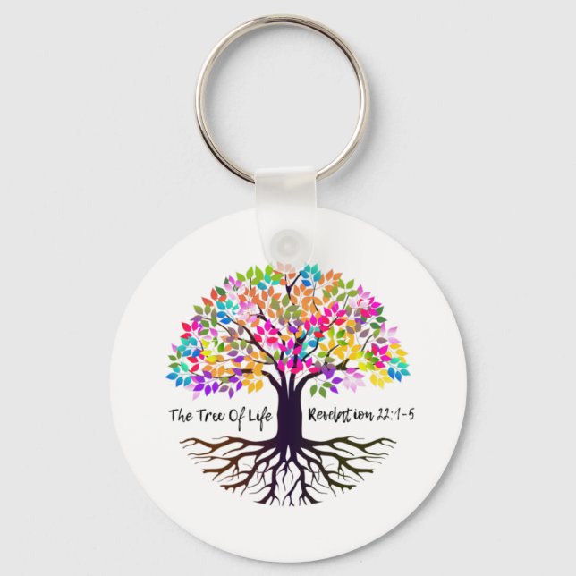 Llavero El Keychain Del Árbol De La Vida (Anverso)