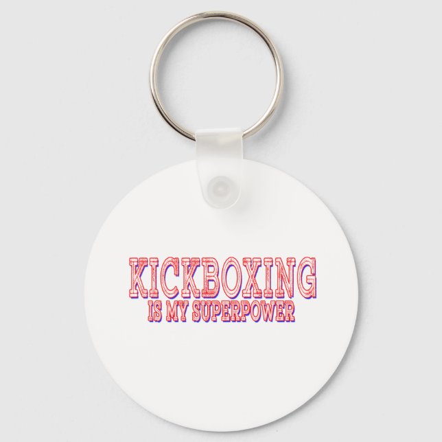 Llavero el kickboxing es mi superpotencia (Anverso)