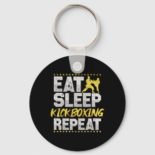 Llavero El Kickboxing Repetición Retro Artes Marciales Hom