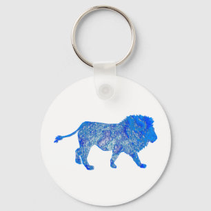 LLAVERO EL LEÓN AZUL