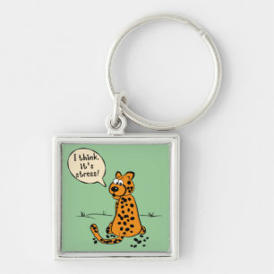 Llavero El leopardo pierde puntos - creo que es estrés