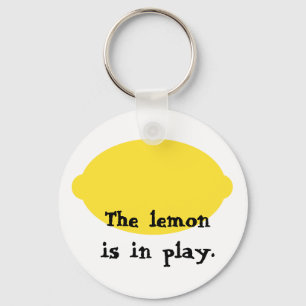 Llavero El limón está en Play Keychain