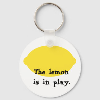 Llavero El limón está en Play Keychain