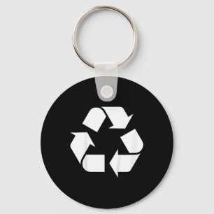 Llavero El logotipo de reciclaje de niños Día de la Tierra