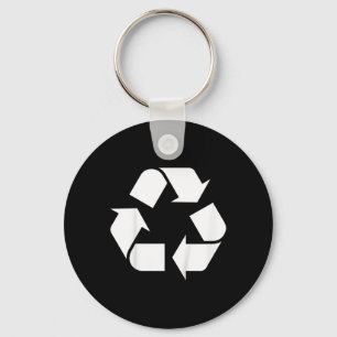 Llavero El logotipo de reciclaje de niños Día de la Tierra