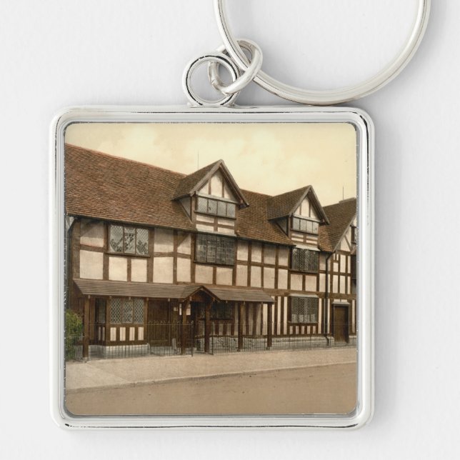 Llavero El lugar de nacimiento de Shakespeare, (Frente)