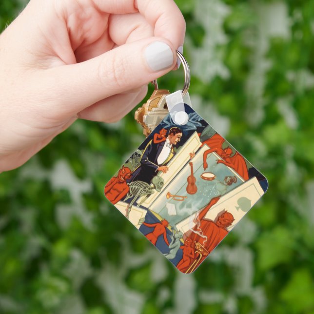 Llavero El Magicián Viejo Carter el Gran Acto Mágico (Mano)