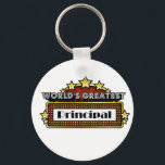 Llavero El mayor director del mundo<br><div class="desc">Los mejores Camisetas, ropa y regalos del mundo son la ocupación ideal y los regalos de reconocimiento a los empleados además de regalos para todas las ocasiones. Este singular diseño de marquesina muestra la ocupación y la profesión rodeadas de luces de neón y estrellas. Disponible en tazas, imanes, llaveros, botones,...</div>