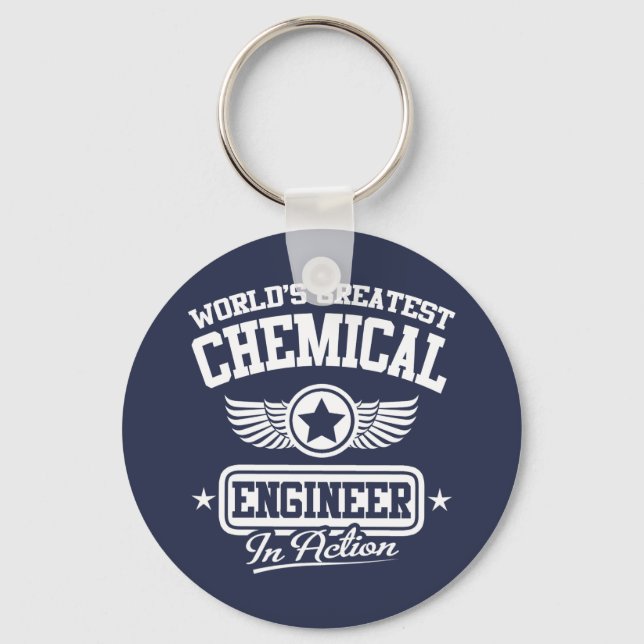 Llavero El mayor ingeniero químico del mundo en acción (Anverso)