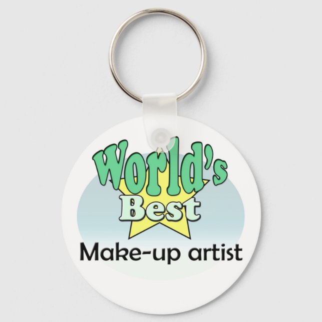Llavero El mejor artista de maquillaje del mundo (Anverso)