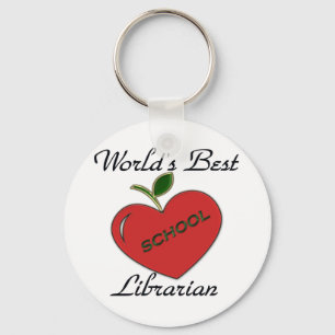 Llavero El mejor bibliotecario de la escuela del mundo