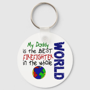Llavero El mejor bombero en el mundo 2 (papá)