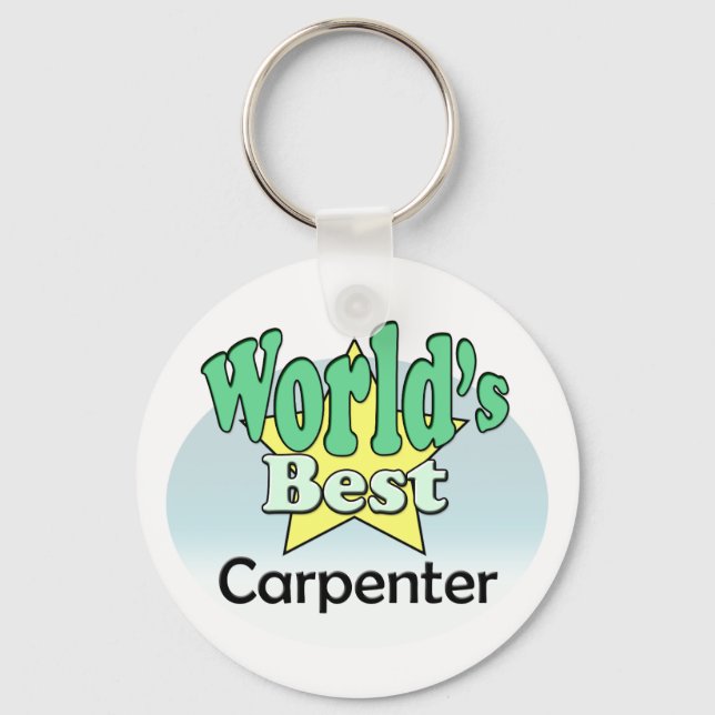 Llavero El mejor carpintero del mundo (Anverso)