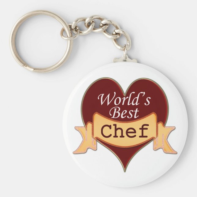 Llavero El mejor chef del mundo (Frente)