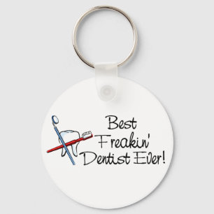 Llavero El mejor dentista de Freakin nunca