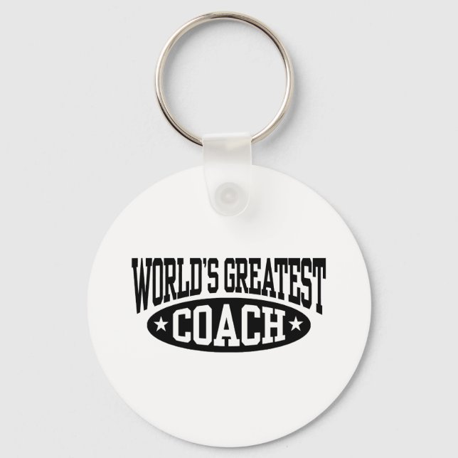 Llavero El mejor entrenador del mundo (Anverso)