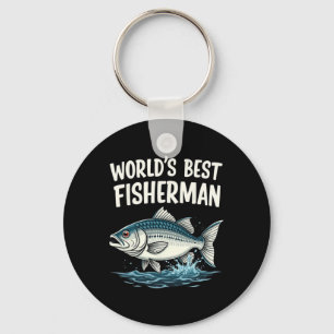 Llavero El mejor entusiasta pescador del mundo