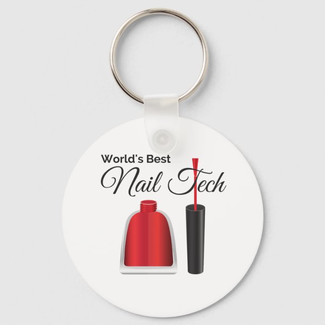 Llavero El mejor esteticista del mundo (Anverso)