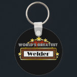 Llavero El mejor galardonado del mundo<br><div class="desc">Los mejores Camisetas, ropa y regalos del mundo son regalos ideales para el reconocimiento de empleos de los empleados además de regalos para todas las ocasiones. Este singular diseño de marquesina muestra la ocupación y la profesión rodeadas de luces de neón y estrellas. Disponible en tazas, imanes, llaveros, botones, gorras,...</div>