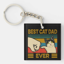Llavero El mejor gato del mundo papi divertido regalo para