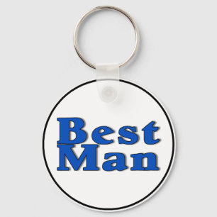 Llavero El mejor hombre (azul)